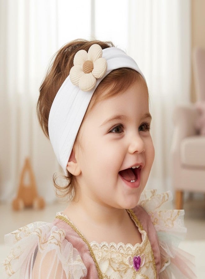 اوريو أطواق شعر من النايلون مزينة بالزهور من يوريو للأطفال حديثي الولادة والرضع والأطفال الصغار - Image 2