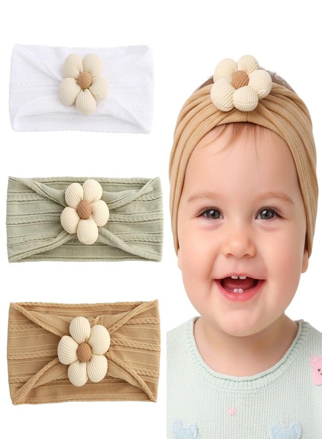 اوريو أطواق شعر من النايلون مزينة بالزهور من يوريو للأطفال حديثي الولادة والرضع والأطفال الصغار - Image 1