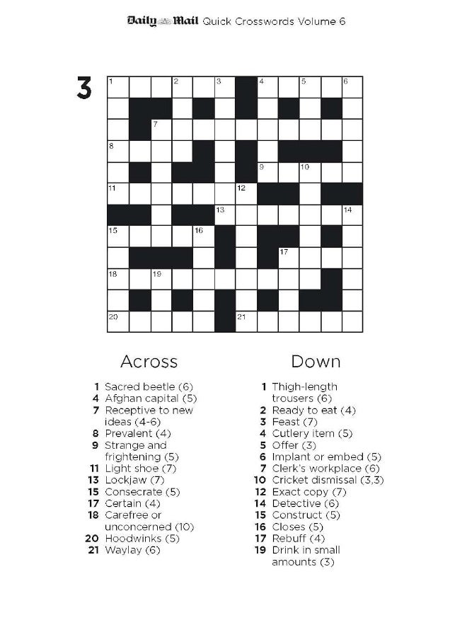 Daily Mail Quick Crosswords Volume 6: 200 new puzzles from the Daily Mail - Image 5
