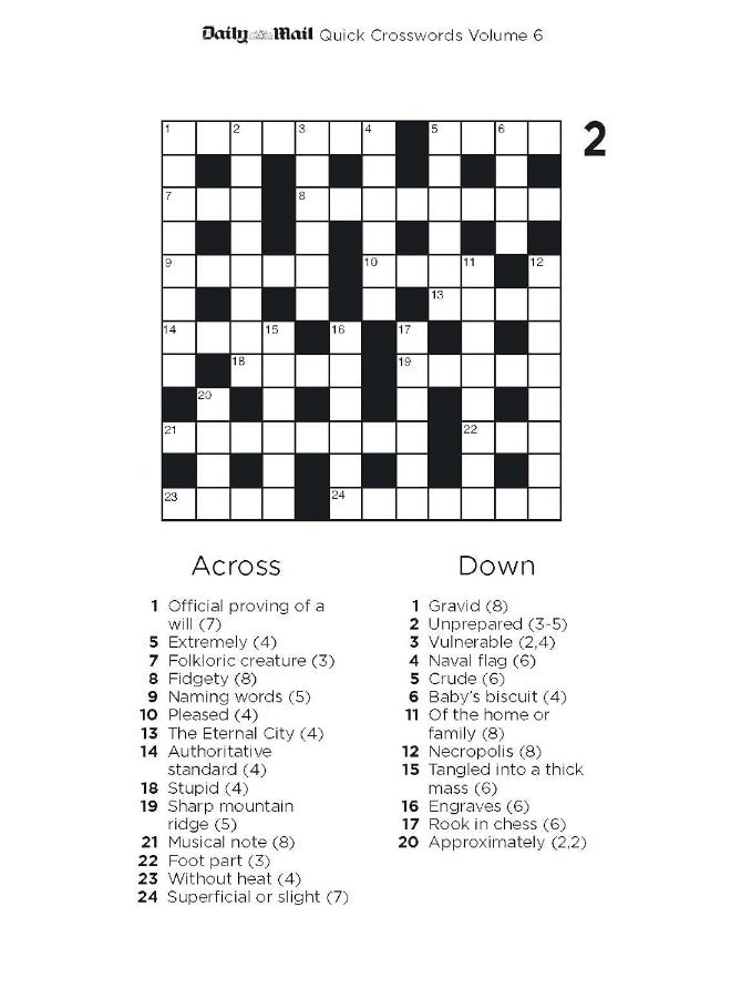 Daily Mail Quick Crosswords Volume 6: 200 new puzzles from the Daily Mail - Image 4