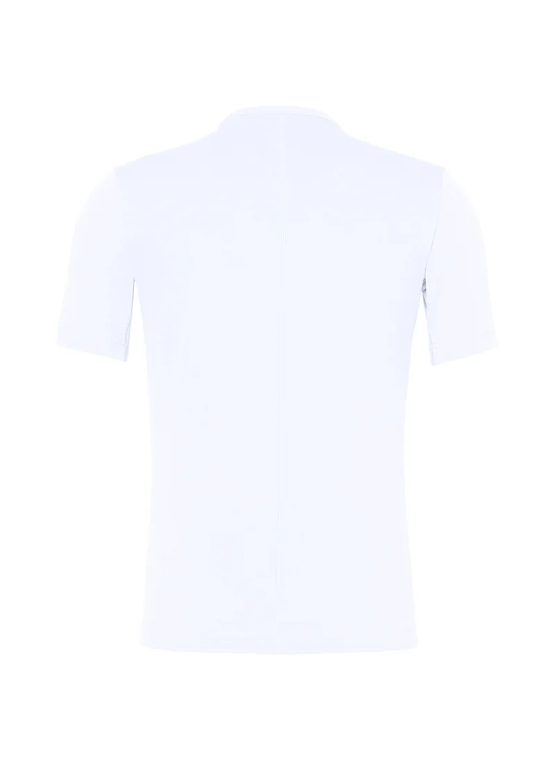 CALVIN KLEIN Men's Short Sleeves T-Shirt - Polyester, White