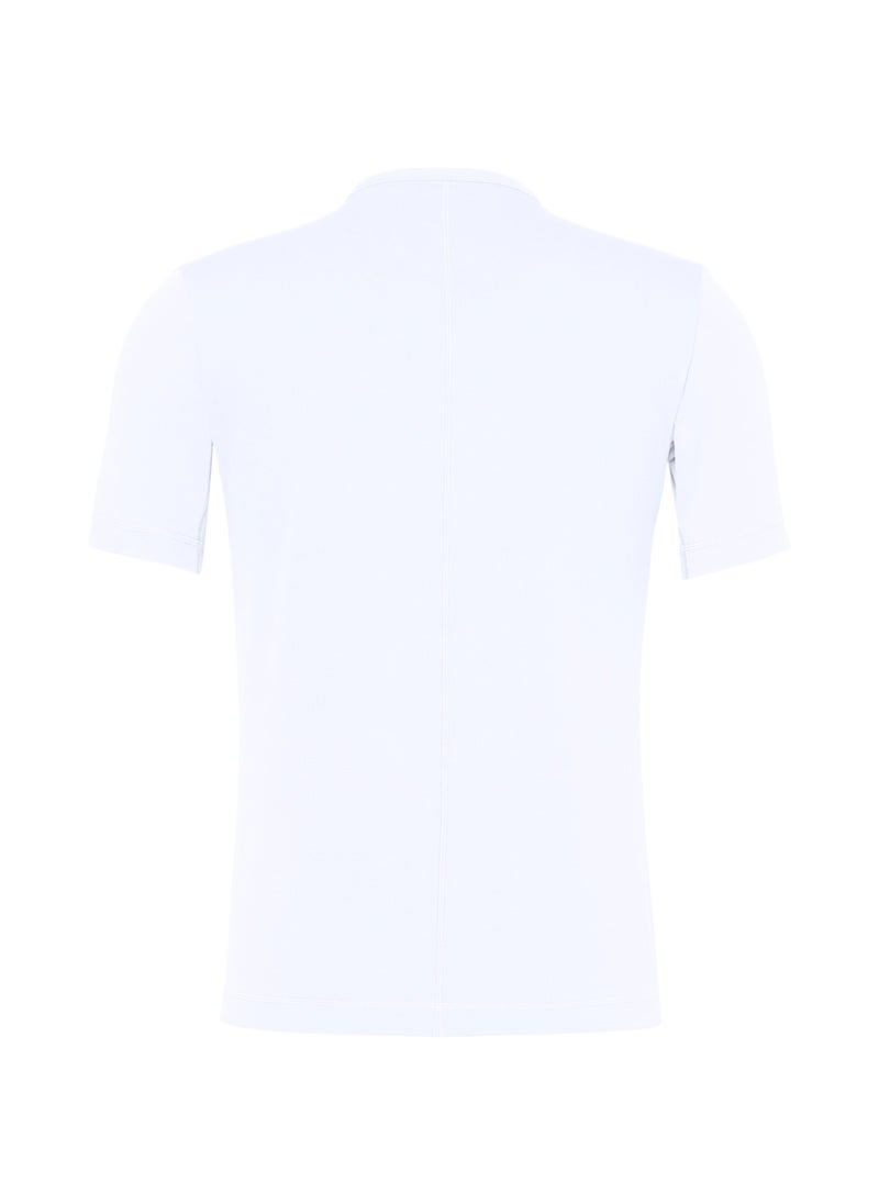 CALVIN KLEIN Men's Short Sleeves T-Shirt - Polyester, White  - Image 2