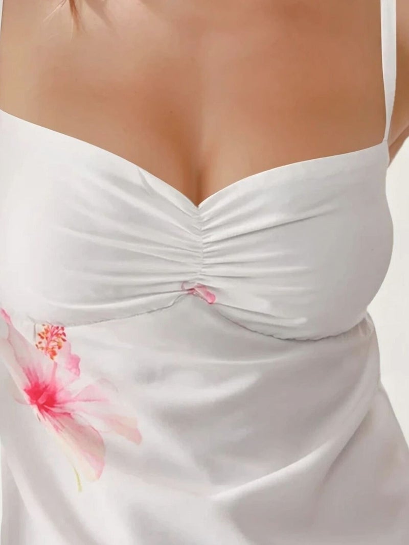 HICCUP Heart Collar Printed Back Detail Blouse - Image 2