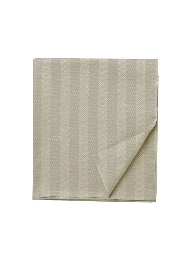 Tulip Duvet Cover 165 x 245 + 30 Cm Bed Sheet 220 x 280 Cm Pillowcase 52 x 73 + 12 Cm 300 TC Sand Single Flat 1 Cm Satin Stripe Percale Set of 4