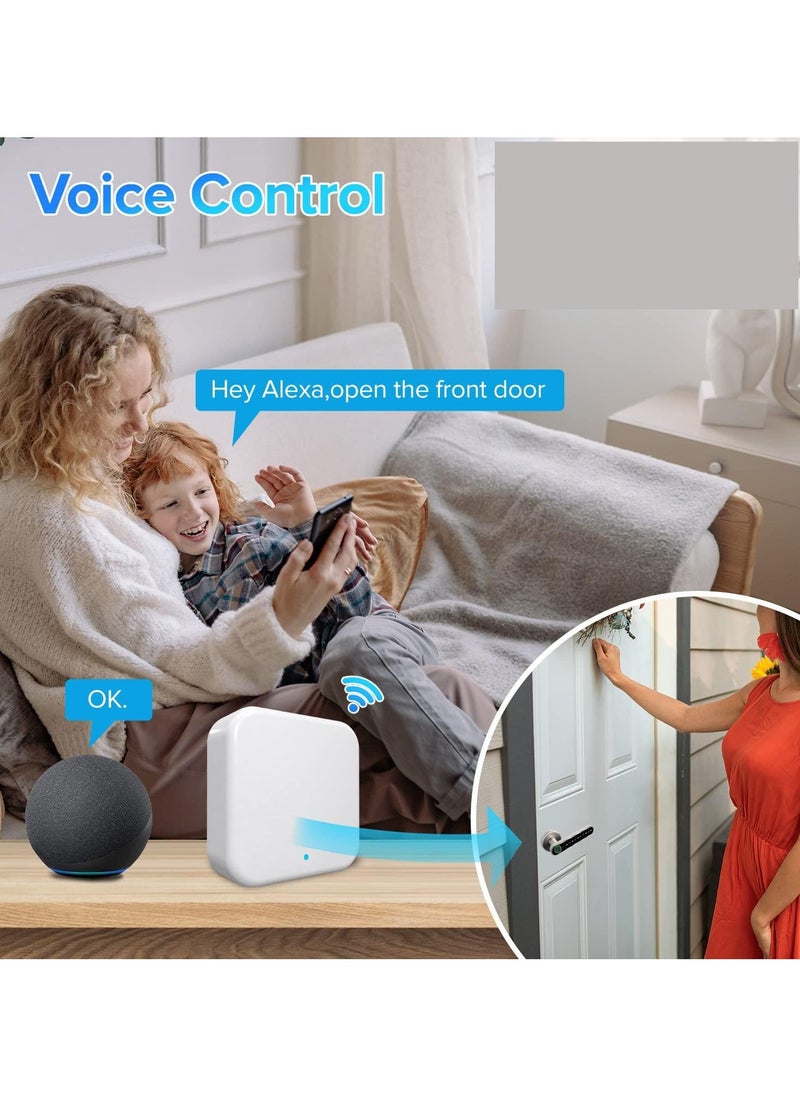 Generic Smart Wi-Fi Gateway, G2 Hub for Keyless Entry Door, Paired with Smart Door Lock to Realize APP Remote Control Support Voice and Remote Control with TT Lock App, Compatible with Alexa and Google Home  - Image 5