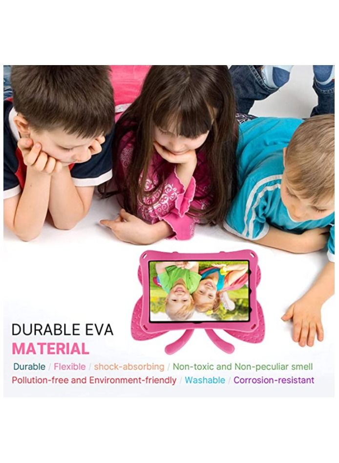 روك بو جراب iPad 10.2 اللوحي للأطفال iPad 10.2 7 8 9 حافظة فراشة مع مسند ضوء EVA Full Boby Drop واقٍ متين ومقاوم للصدمات ومقاوم للأطفال iPad 7 8 9 iPad 10.2 جراب كمبيوتر لوحي للأطفال كهدية للأطفال - Image 3