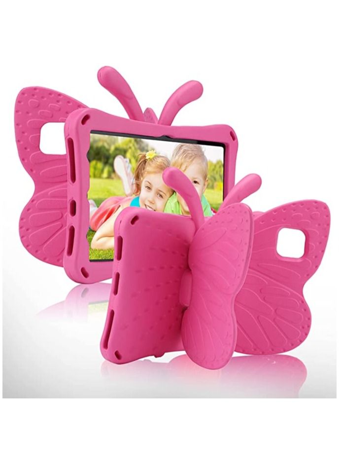 روك بو جراب iPad 10.2 اللوحي للأطفال iPad 10.2 7 8 9 حافظة فراشة مع مسند ضوء EVA Full Boby Drop واقٍ متين ومقاوم للصدمات ومقاوم للأطفال iPad 7 8 9 iPad 10.2 جراب كمبيوتر لوحي للأطفال كهدية للأطفال - Image 2