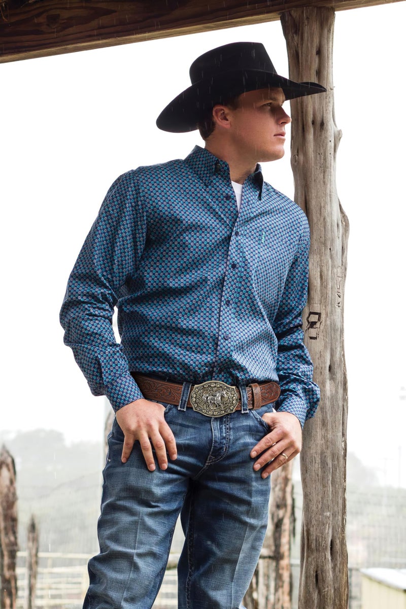 SANSTHS Cowboy Belts for Men Women Western Buckle Belt Cowboy Cowgirl Embossed Leather Belt for Jeans Christmas Gifts Belt - Image 2