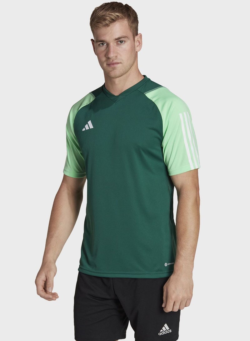 Adidas TIRO23 C JSY        DRKGRN/BEAMGR - Image 1