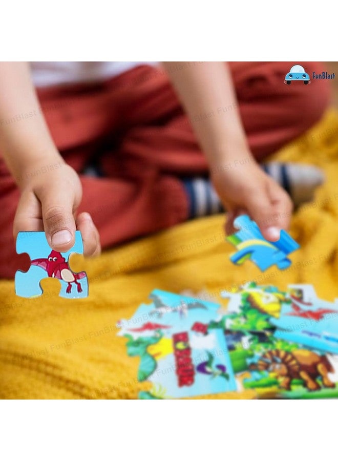 FunBlast Dinosaur Jigsaw Puzzle for Kids Jigsaw Puzzle for Kids of Age 3-5 Years - 24 Pcs (Multicolor, Size 30X22 cm) - Image 5