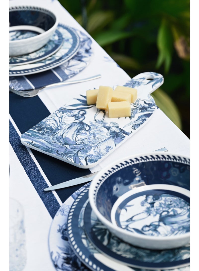 Baci milano Melamine Dinner Set 18 Pieces for 6 Persons – Versailles Collection, Unbreakable Plates and Bowls, Tableware, Dinnerware, Dining, Kitchen, Home, Gift, Italian Design by Baci Milano - Image 3