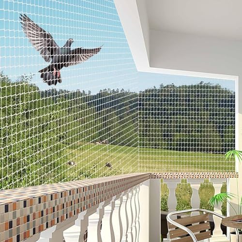 Zamia Anti Bird Net | 8x10 ft | White Mesh Pigeon Net for Balcony & Terrace | Windows & AC Protection - Image 3