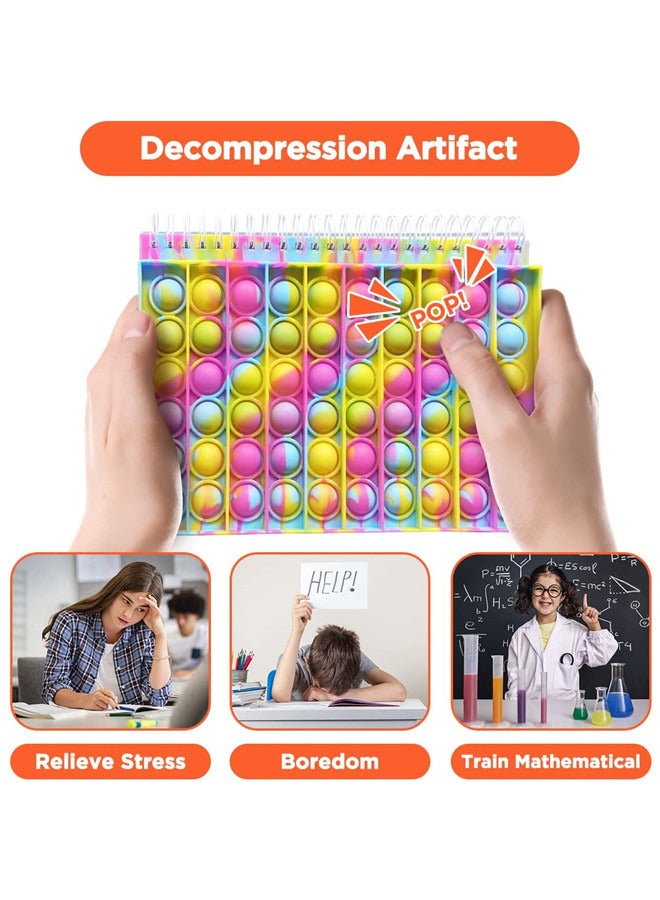 ISank Spiral Notebook Push Pop Bubble Fidget Sensory Toys - Image 3