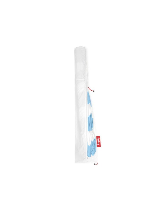 Fatboy Stripesol Parasol & Umbrella (Parasol base not included) | make your garden or terrace summer-ready | Comes with iconic flag | Water and dirt-repellent | 350x350x280 cm - Wave Blue - Image 2