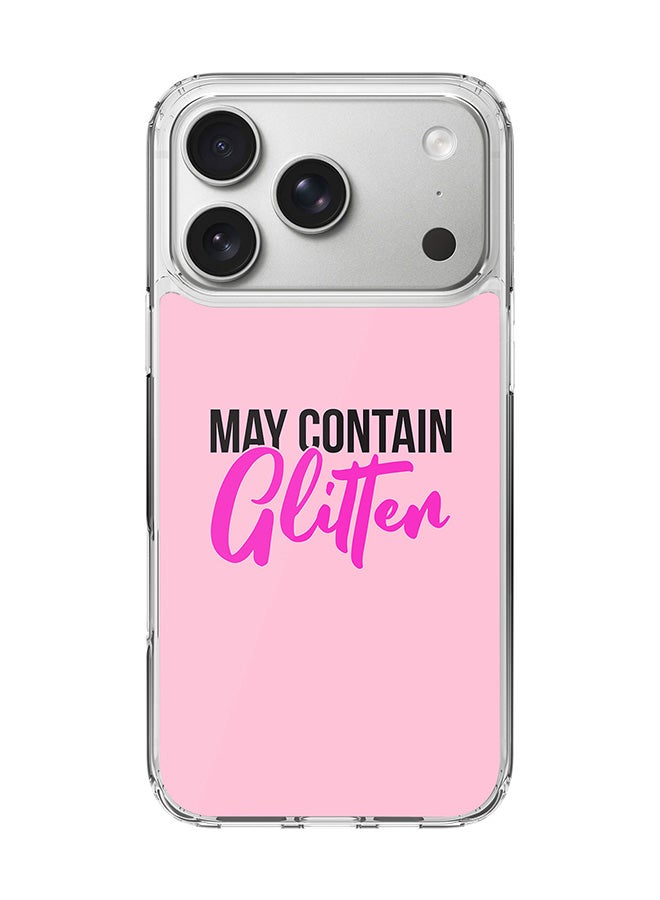 Stylizedd Classic Clear MagSafe Case for iPhone 17 Pro , Hybrid Soft Case Flexible Edges Anti Drop TPU PC Gel Thin Transparent Cover [ Designed for iPhone 17 Pro ] - May contain Glitter