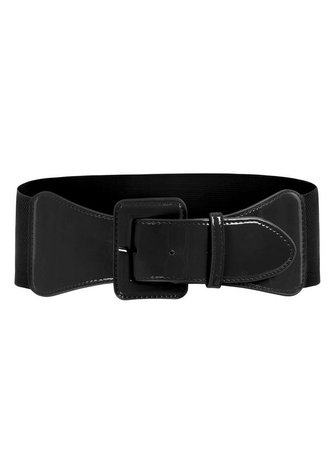 Women'S Wide Patent Leather Buckle High Waist Fashion Belt Black M - pzsku/ZF6D1BB5A2C40A09E4778Z/45/_/1718271858/6ab75852-4b8d-4acf-ae61-998e025e1a18