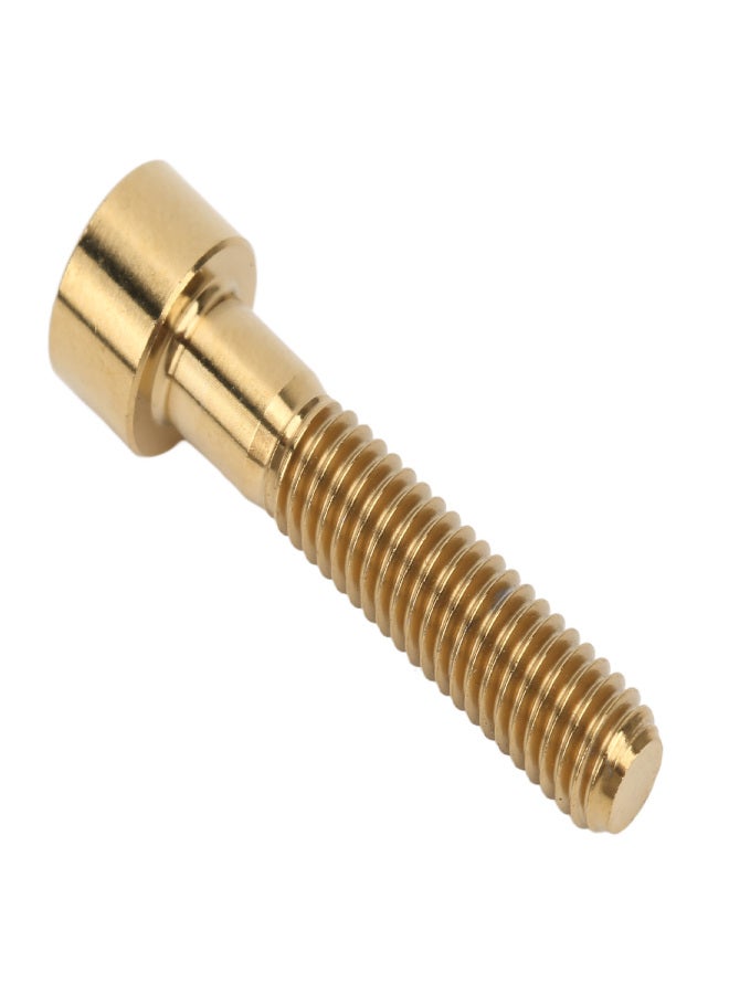 RISK Headset Stem Top Cap Fixing Bolt M6x30mm Column Head Bike Stem Bolt Screw Titanium Alloy for Bike Repair Gold - Image 2