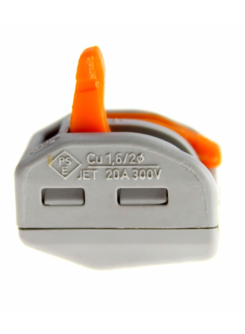 Wago 222-412 LEVER-NUTS 2 Conductor Compact Connectors 100 PK - Image 2