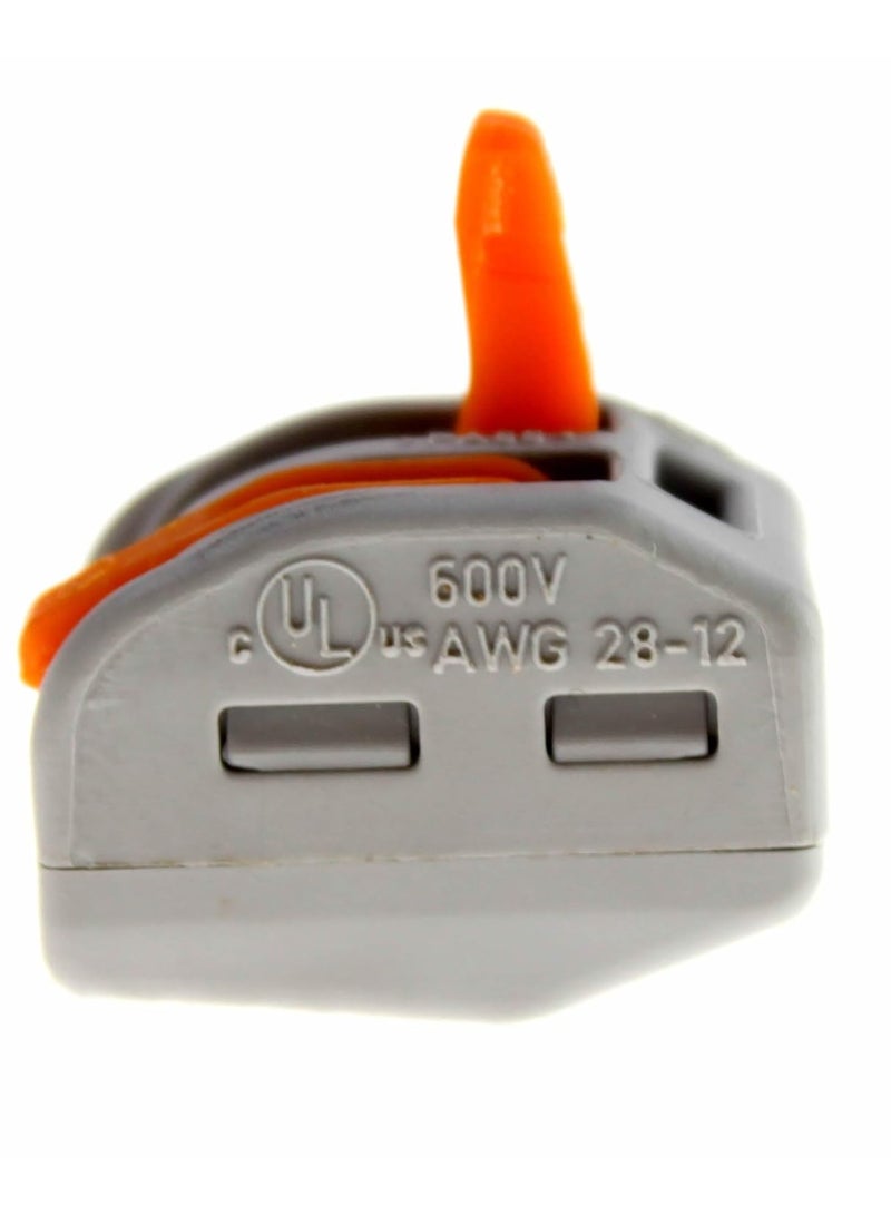 Wago 222-412 LEVER-NUTS 2 Conductor Compact Connectors 100 PK - Image 3