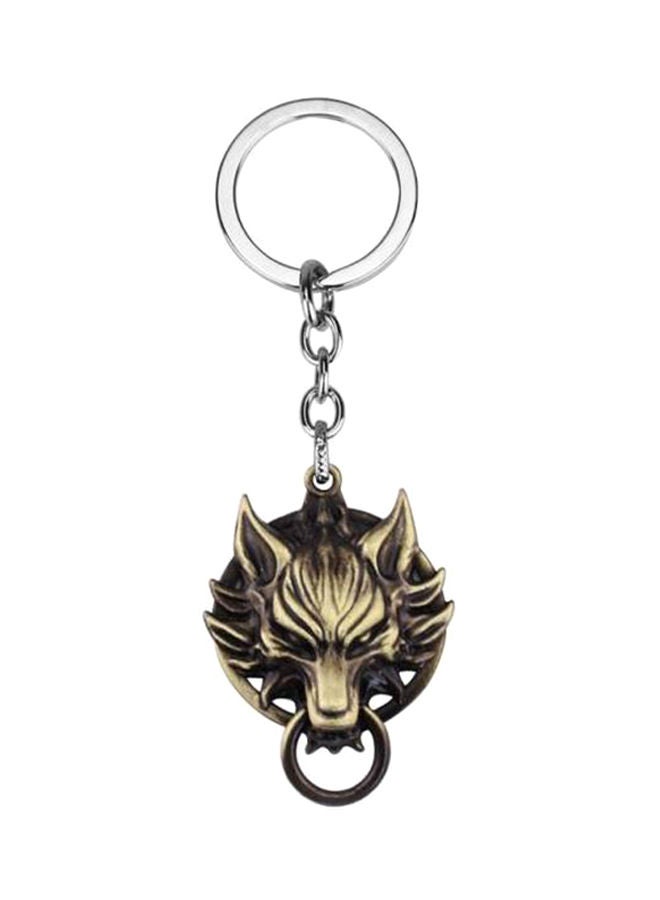NIBEMINENT Final Fantasy Wolfhape Charm Alloy Metal Key Holder Casual Chain