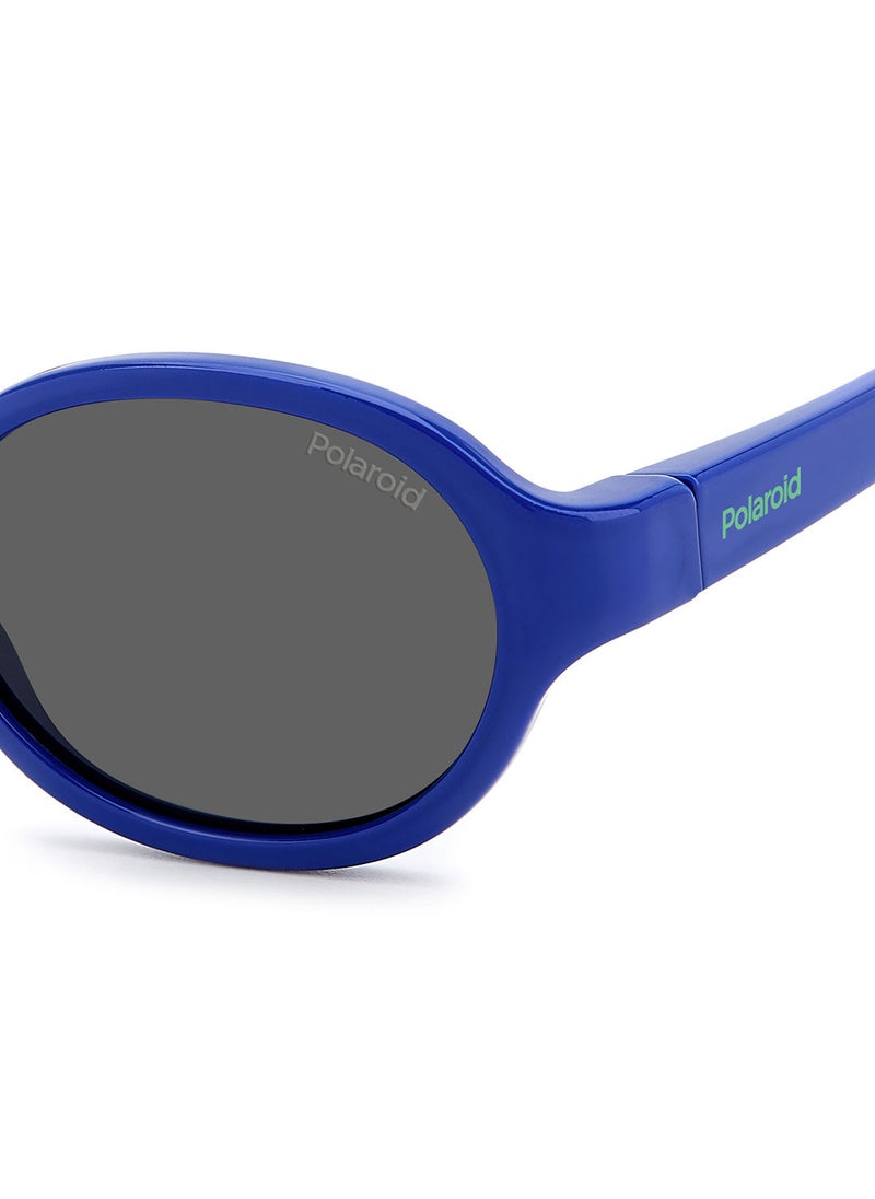 Polaroid Kids Unisex UV Protection Oval Sunglasses - Pld K004/S Blue 42 - Lens Size: 42 Mm  - Image 5