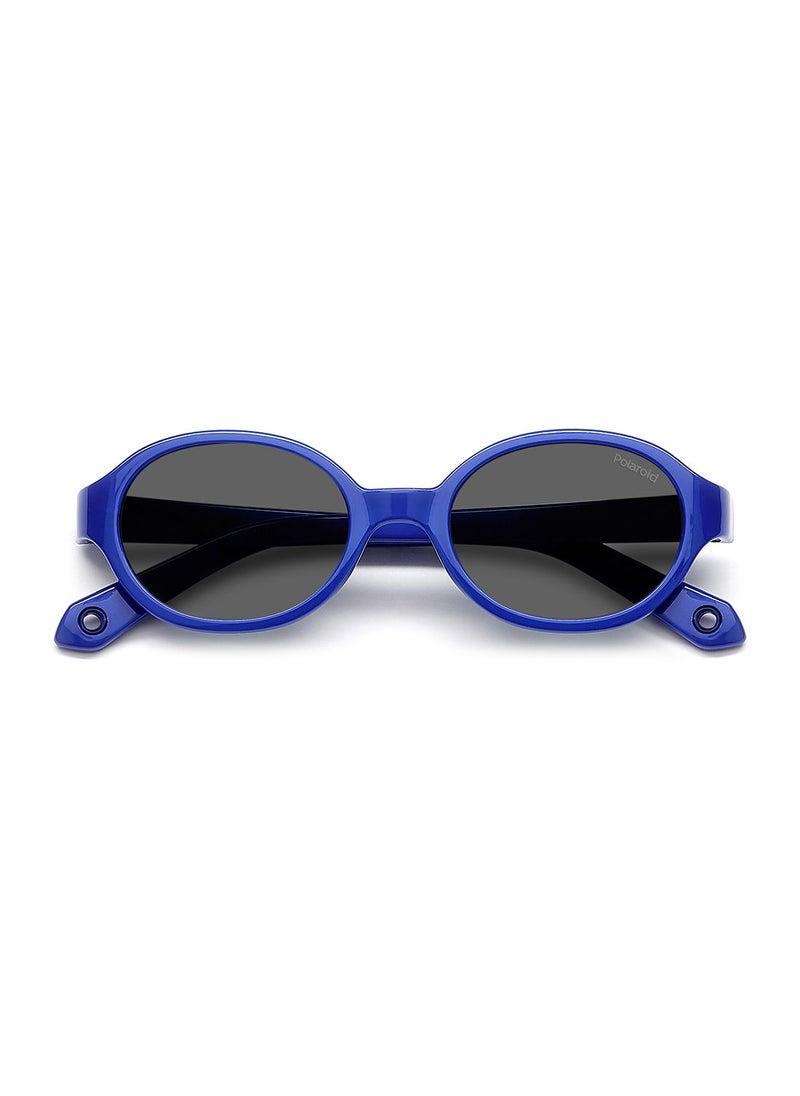 Polaroid Kids Unisex UV Protection Oval Sunglasses - Pld K004/S Blue 42 - Lens Size: 42 Mm  - Image 4