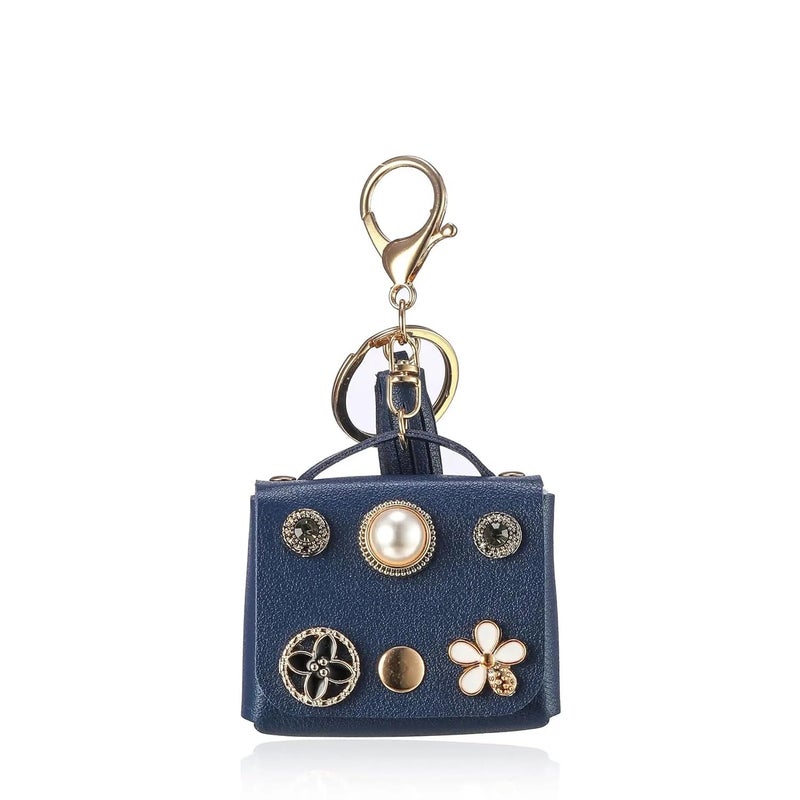 Lupro Mini Coin Purse Keychain – Cute Korean Aesthetic Travel Organizer for Girls, Women & Kids – Small Wallet with Key Ring, Gift Bag Charm for Handbags & Cars - Image 1