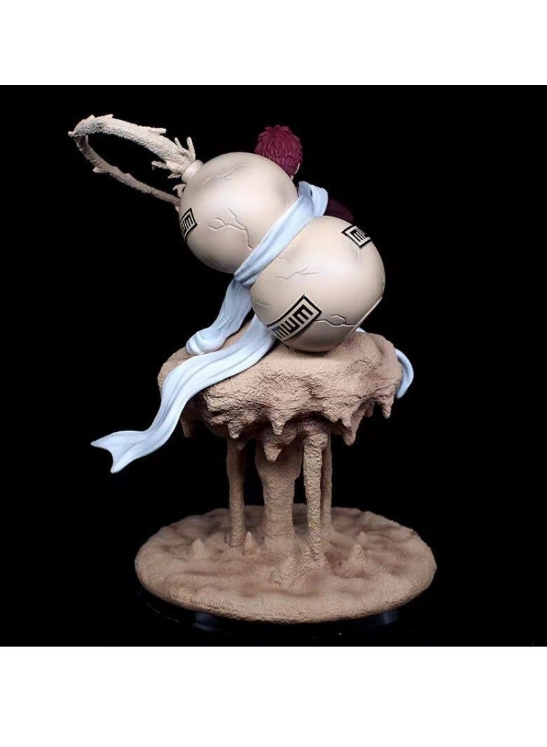 عام ناروتو GK الشكل سحابة الرمال أنا أحب لوه الرسوم المتحركة نموذج الشكل الجيل الرابع الظل الرياح زخرفة الجلوس (22CM) - Image 4