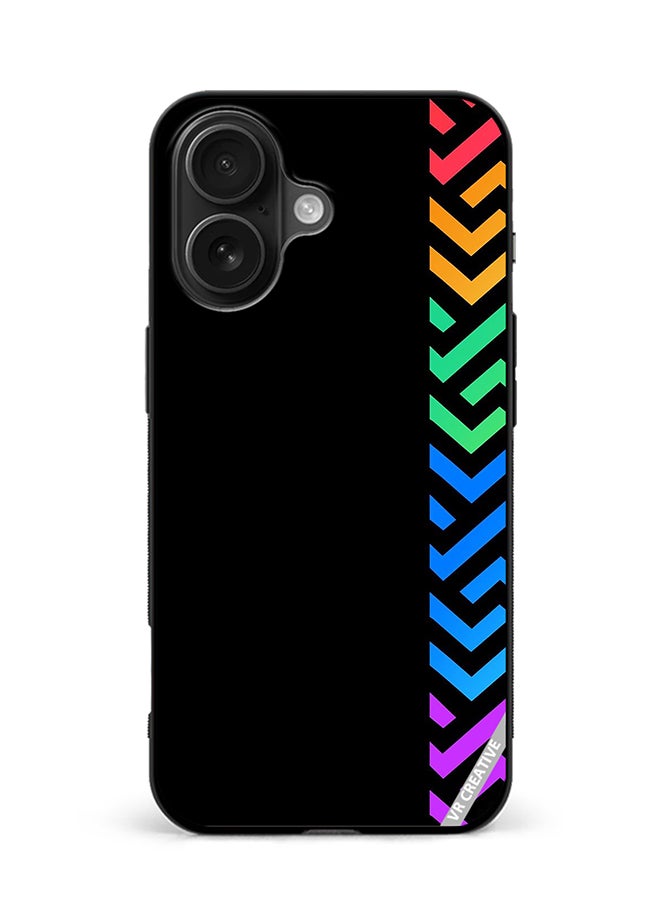 VR CREATIVE Protective Case Cover For Apple iPhone 16 Abstract Design Multicolour