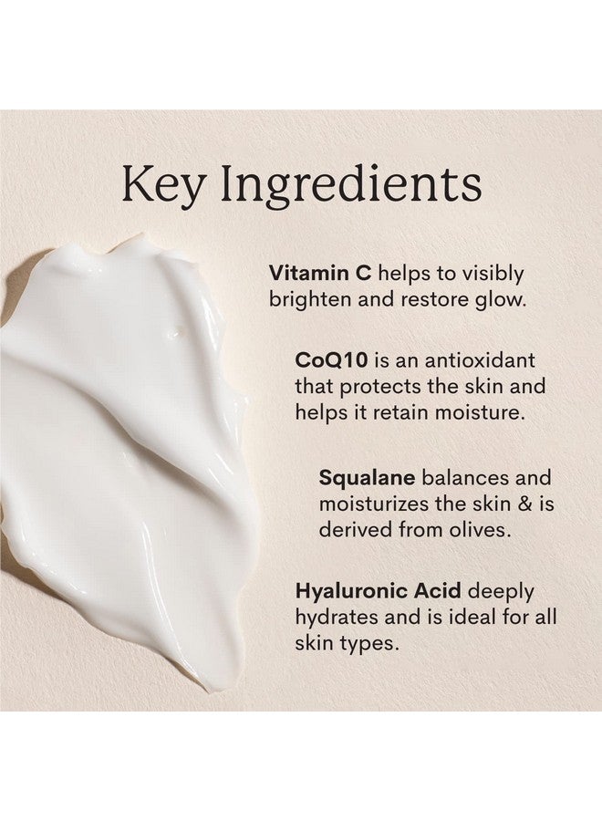 فلور آند بي مرطب فلور آند بي المُشرق | مُنظف، نباتي ١٠٠٪ | كريم مُضاد للشيخوخة والتجاعيد بفيتامين سي | مُصحح للتجاعيد وفرط التصبغ والبقع الداكنة للوجه | كريم دي لا كريم ١٫٥ أونصة - Image 4