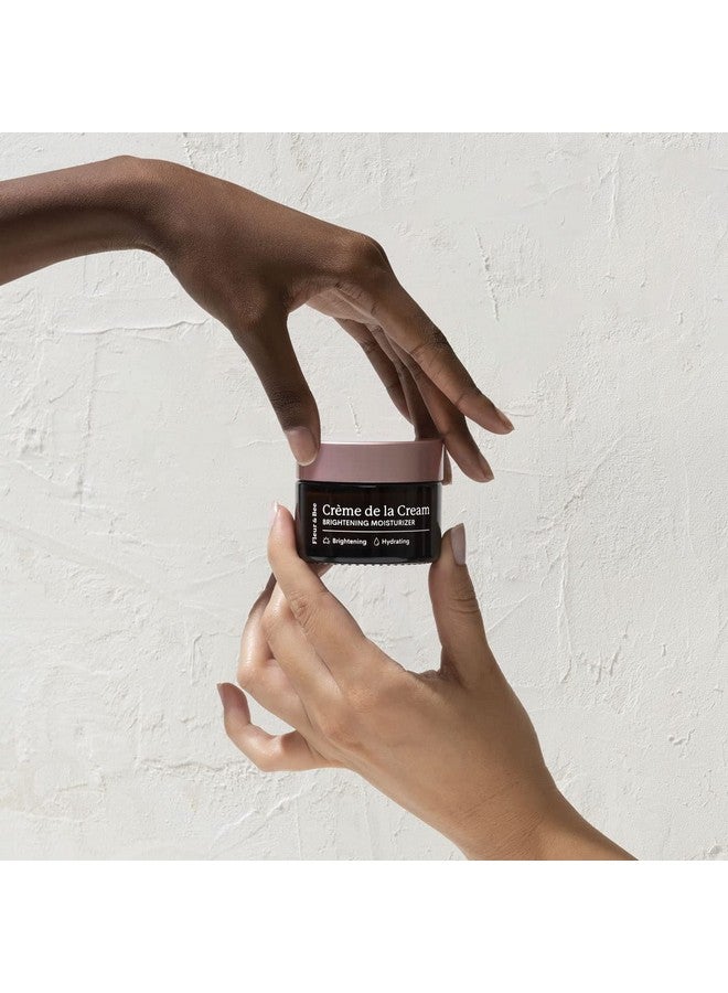 فلور آند بي مرطب فلور آند بي المُشرق | مُنظف، نباتي ١٠٠٪ | كريم مُضاد للشيخوخة والتجاعيد بفيتامين سي | مُصحح للتجاعيد وفرط التصبغ والبقع الداكنة للوجه | كريم دي لا كريم ١٫٥ أونصة - Image 5