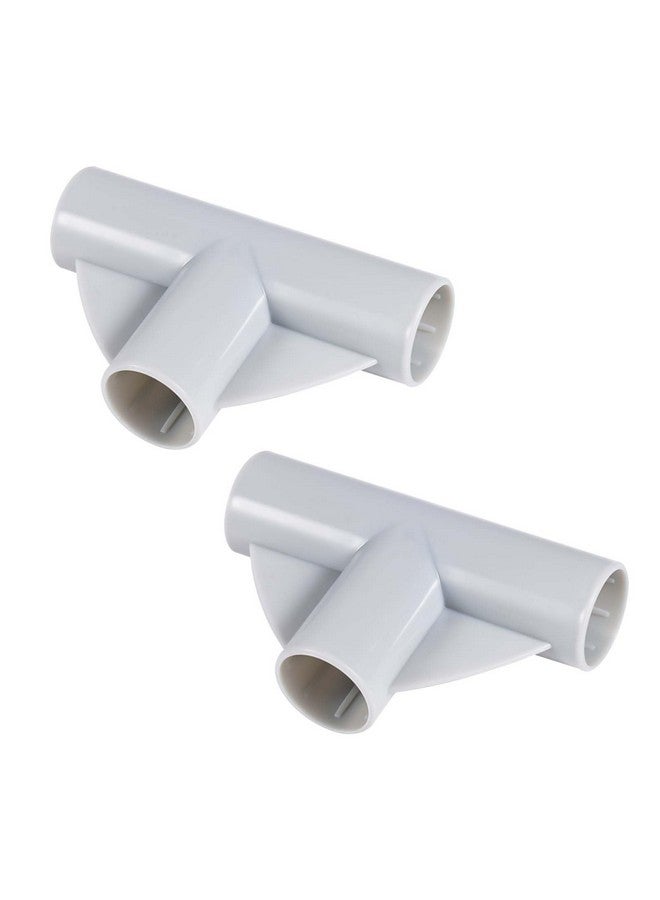 XIHIRCD 2pcs Baby Playpen Parts T-Shaped Joints, 3-Way Baby Playpen Replacement Parts T Connector 1in in Inner Diameter Baby Playpen Connectors Accessories for Baby Play Pen Yard - Image 1