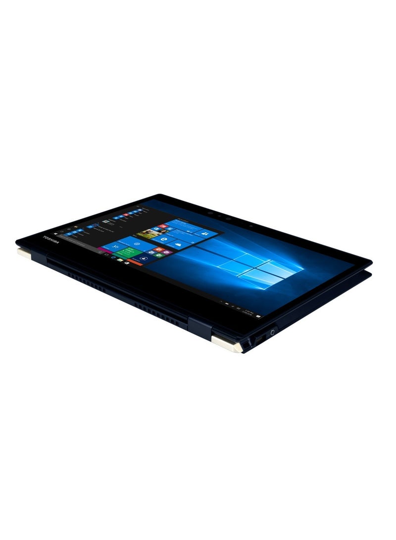 Toshiba Renewed - Portege X20W-D ,Intel Core i5-7200U , Ram 8GB DDR3 , 256GB SSD 2.5 ,Intel HD Graphics 620 , 12.5 inch FHD LED-IPS TouchScreen x360° English/Arabic Onyx Blue Metallic - Image 2