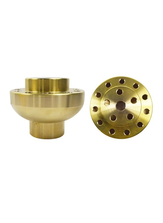 INTBUYING 2.6'' DN50 3 Layers Water Fountain Nozzle 17 Sprinklers Adjustable Multi-Tube Brass Spray Head Crystal Ball - Image 3