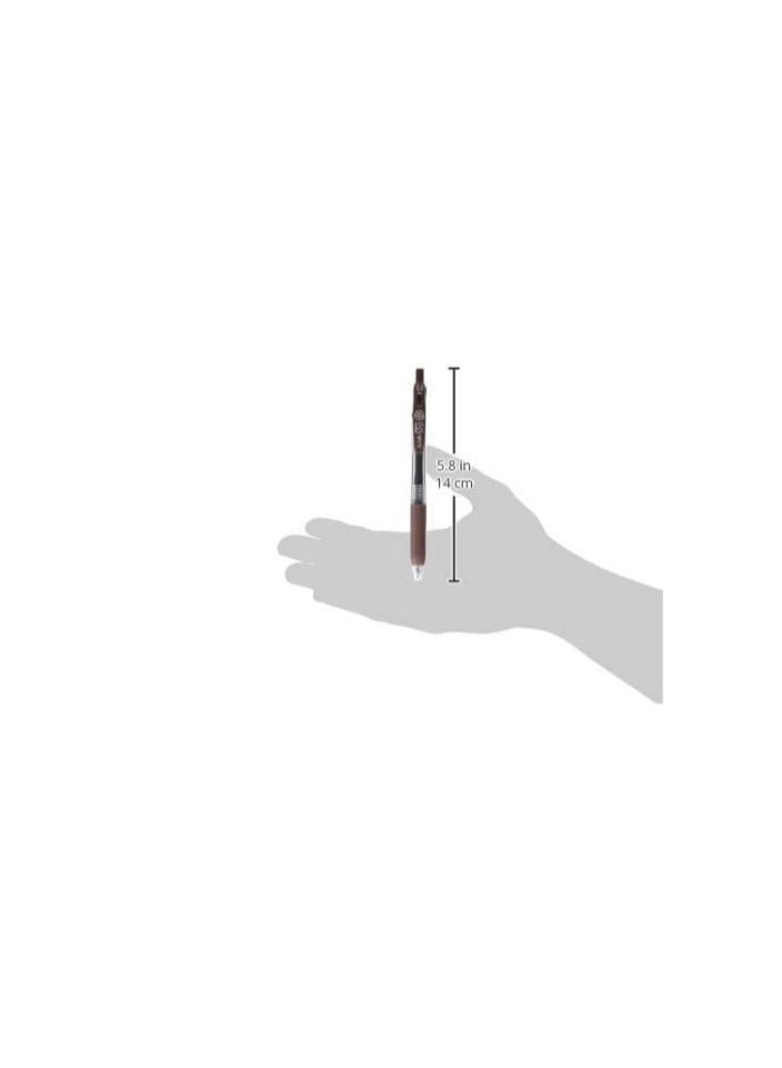 Zebra Technologies Zebra Sarasa Clip Pen 0.5mm, Brown (JJ15-E) - Image 2