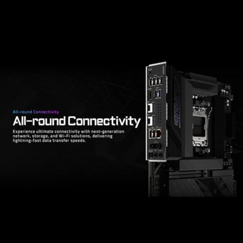 X870E AORUS Elite WIFI7 AM5 LGA 1718, ATX, DDR5, 4X M.2, PCIe 5.0, USB4, Wi-Fi 7, 2.5GbE LAN, EZ-Latch, Q-Flash - Image 2