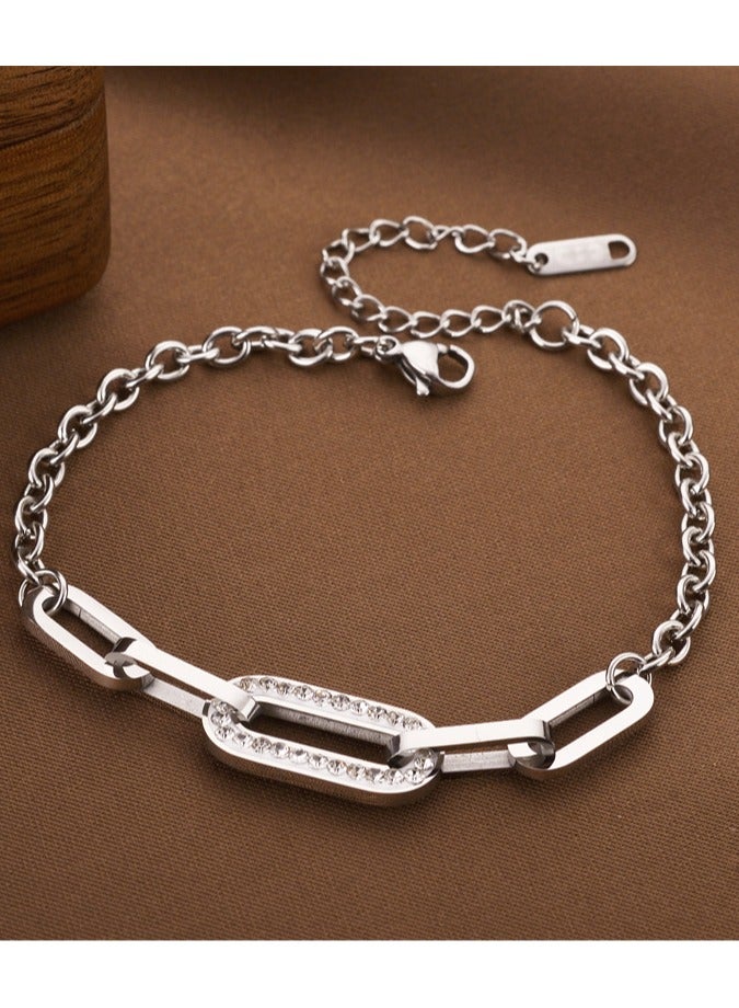 Mark Fairwhale Versatile Titanium Steel Fashion Bracelet 