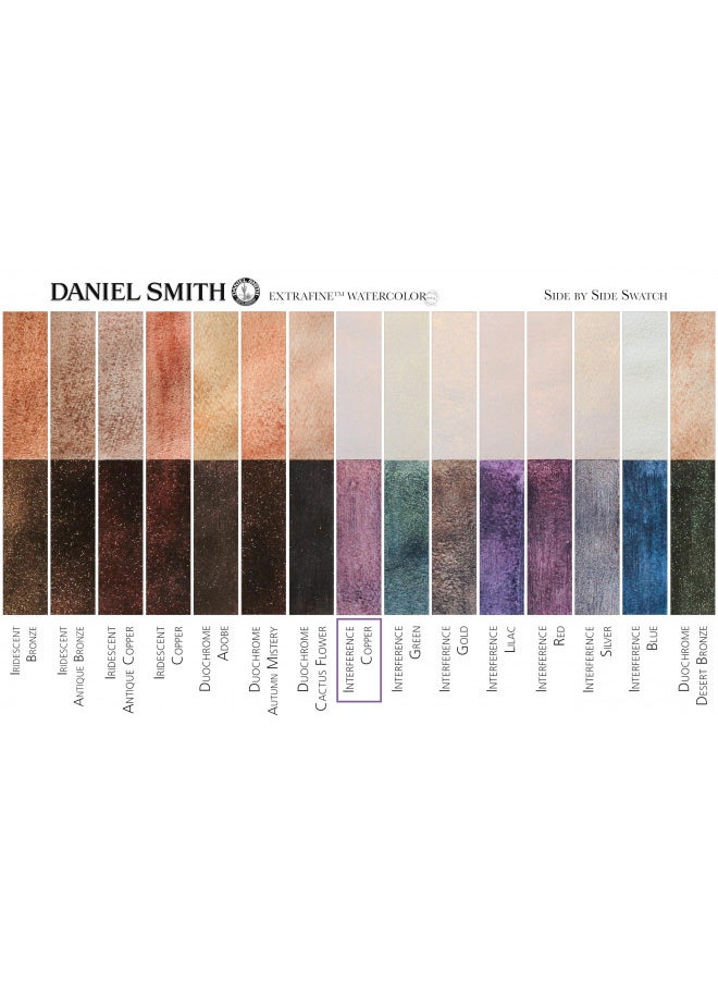 Daniel Smith Daniel Smith Extra Fine Watercolor Paint, 15ml Tube, Interference Copper, 284640002  - Image 3