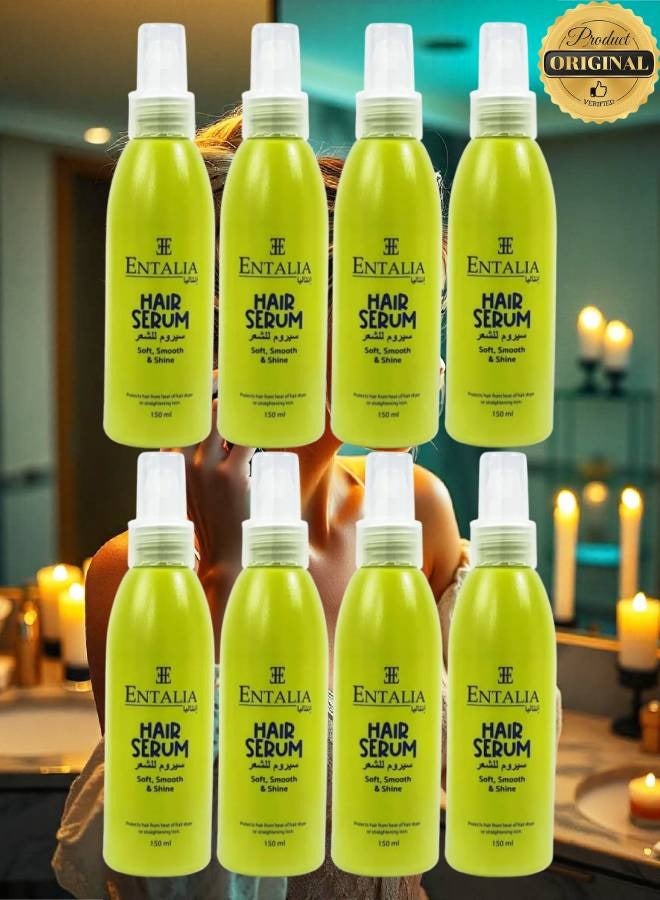Entalla 8 Pieces Hair Serum Soft And Smooth And Shine Protects Hair From Heat Of Hair Dryer - Image 1
