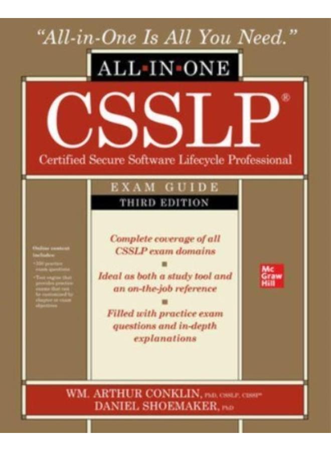 CSSLP Certified Secure Software Lifecycle Professional All-in-One Exam Guide, Third Edition 