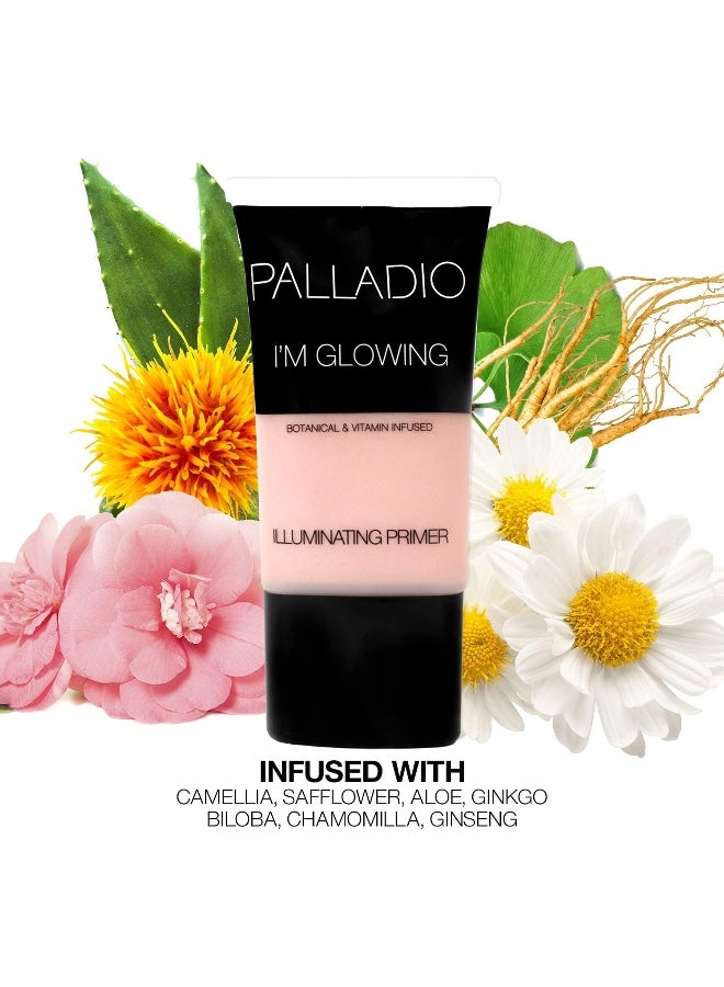 PALLADIO I'M Glowing Illuminating Primer - Pearly Pink - Image 4