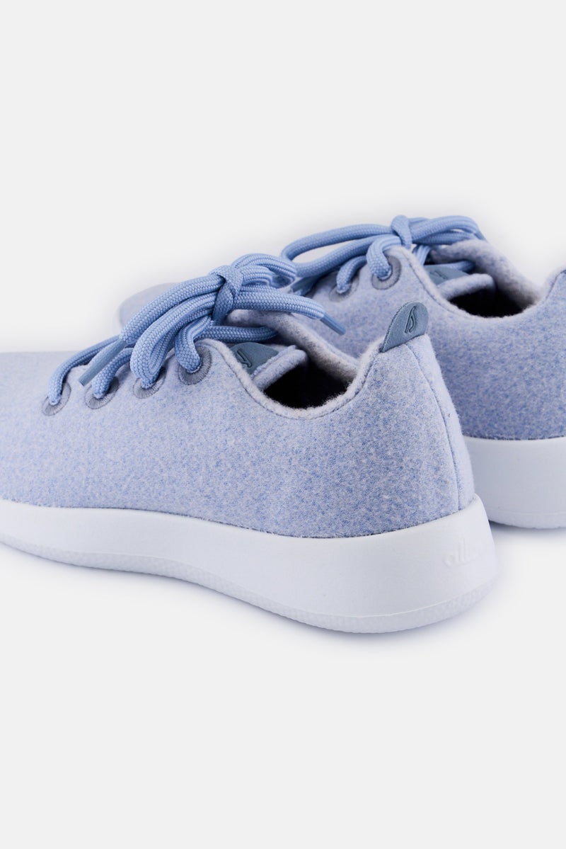 Allbirds Women Wide Lace Up Casual Shoes, Light Blue - Image 2