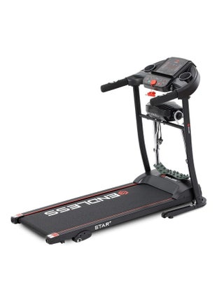 S+ Treadmill With Massager For Home Use With 3 Hp Peak Power Dc Motor| 110 Kg Max Weight And 10 Km/Hr Max Speed Support | 410 Mm Running Area | With Speakers | Foldable With Manual Incline - pzsku/ZF6D2A19A0247A540ED8DZ/45/_/1723189322/2b0306a1-84bb-4d85-a704-be86657912cd