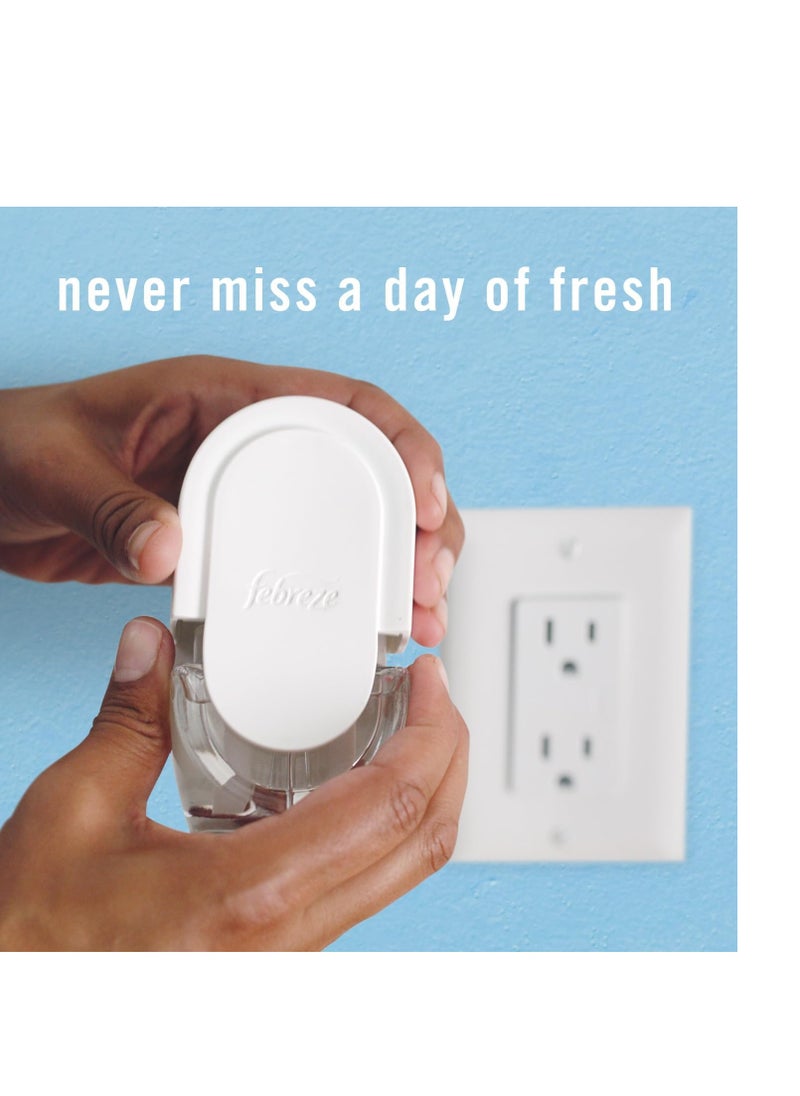 febreze Febreze Plug In Air Fresheners For Home, Air Freshener Plug In, Gain Scent, Odor Fighter for Strong Odors, 1 Warmer + 2 Oil Refills  - Image 5
