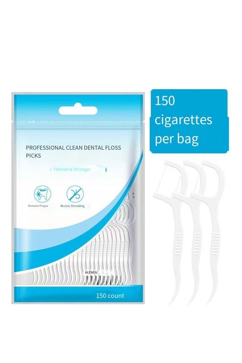 150-Pcs Dental Floss Toothpick,Teeth Stick,Tooth Picks,Floss Picks,Teeth Cleaning，Family Size (150 Picks)