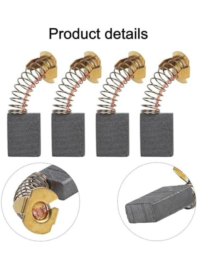 مجموعة فرش كربون المحرك 4 قطع متوافقة مع منشار طاولة ديوالت DW745 DWE7480 DWE7490X DWE7491RS - Image 3