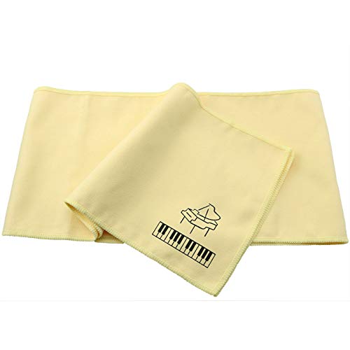 Ruiwaer Yellow Piano Key Cover Keyboard Dust Proof Flannel Cloth for 88 Keys Electronic Keyboard, Digital Piano, Yamaha, Casio, Roland, Consoles - Image 1