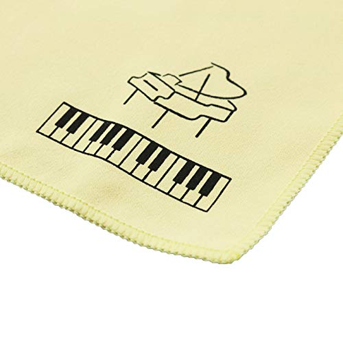 Ruiwaer Yellow Piano Key Cover Keyboard Dust Proof Flannel Cloth for 88 Keys Electronic Keyboard, Digital Piano, Yamaha, Casio, Roland, Consoles - Image 3