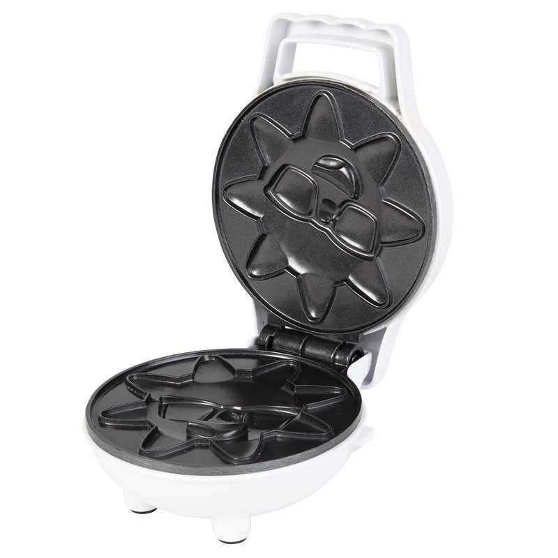 CucinaPro Rise & Shine Mini Sun Waffle Maker - Personal-Sized 4" Sunshine Smile Individual Waffles for Kids, Adults- Cute Non-Stick Electric Waffler Iron- Back to School Morning Breakfast or Fun Holiday Gift  - Image 4