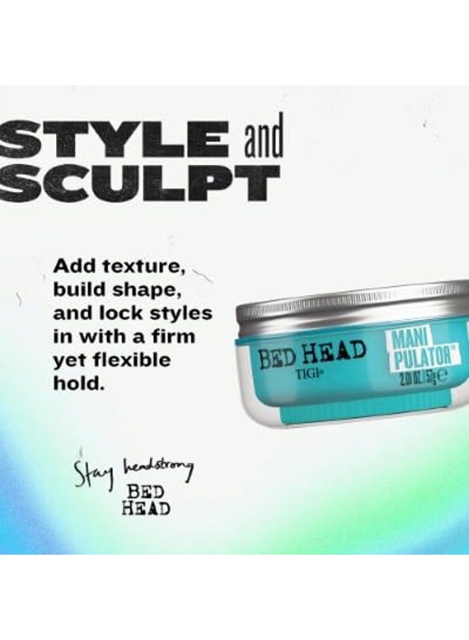 BED HEAD TIGI Bed Head Manipulator Texturizing Putty - Premium Hair Putty for Men & Women - Incredible Texture & Style - For Styling Short to Medium Hair - Finish on Wet or Dry Hair, 2 Pack - Image 2